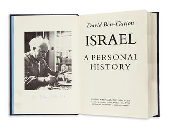 BEN-GURION, DAVID. Israel; A Personal History.